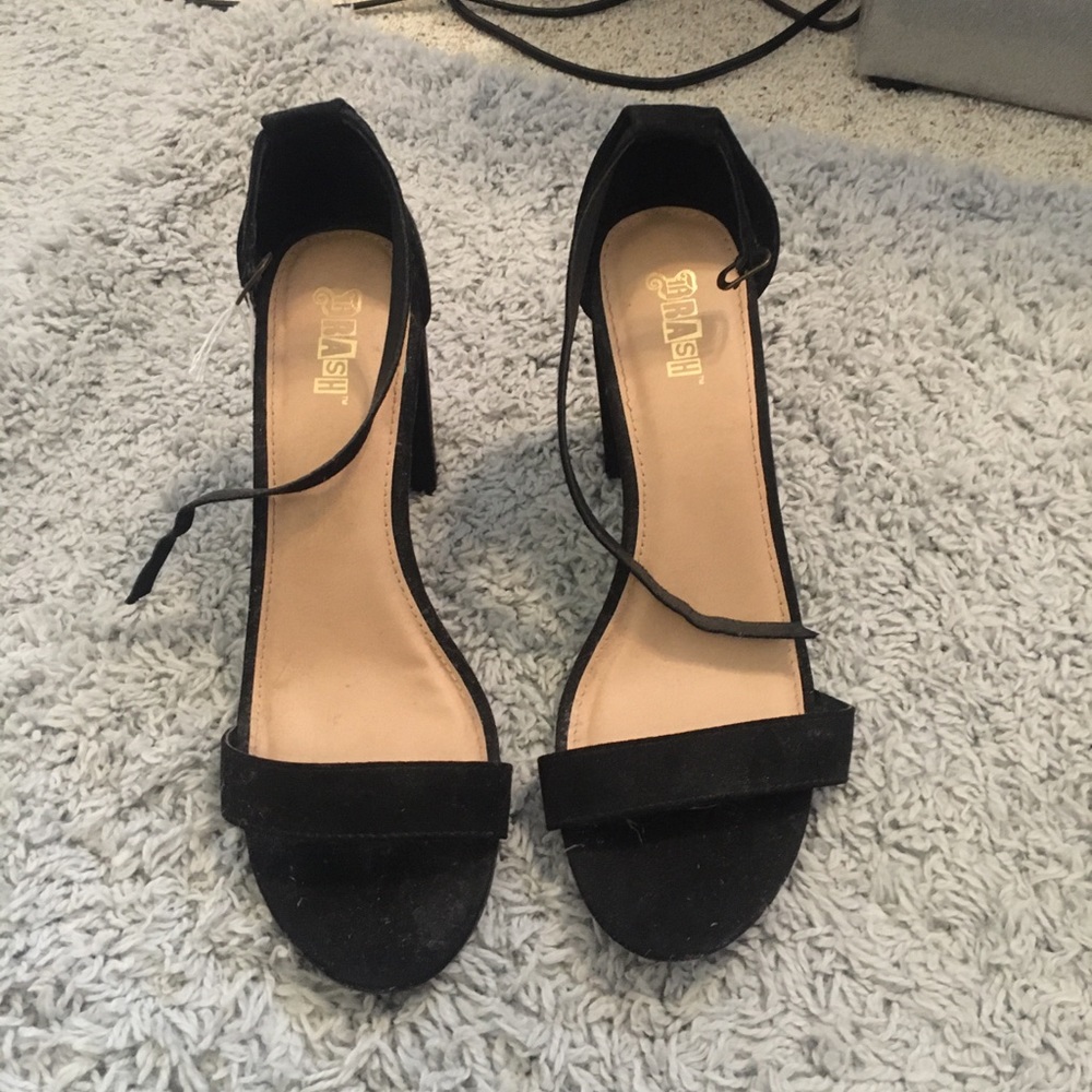 Never worn brash strappy heels!